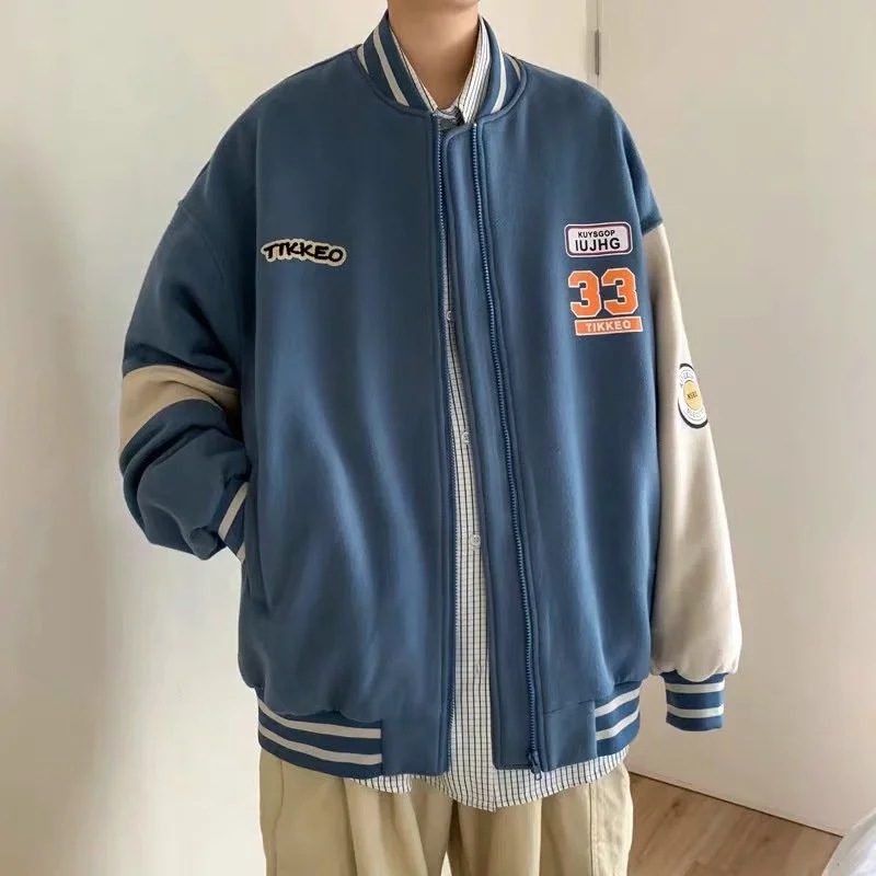 Áo Khoác Bóng Chày Phong Cách Hàn Quốc Cá Tính Cho Nam | BigBuy360 - bigbuy360.vn