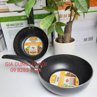 Chảo từ sâu lòng size 20cm 💖 chảo goldsun model mới 2020, 3 lớp chống dính
