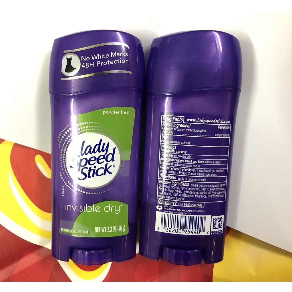 ￼Lăn khử mùi Lady Speed Stick 48h 65g - Mỹ