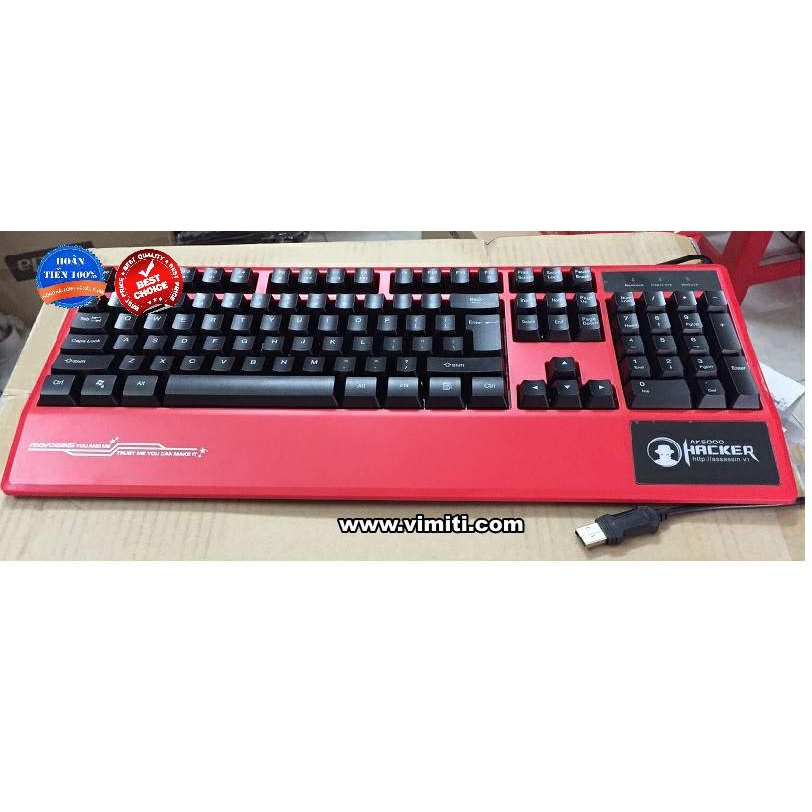 SIÊU HOT  Bàn phím giả cơ giá rẻ Assassins AK5000 dùng để chơi game, làm việc văn phòng