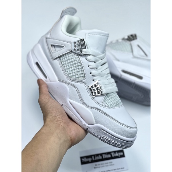 (KISAME SNEAKERS 🔥) Giày jodan 4 money trắng full + hộp