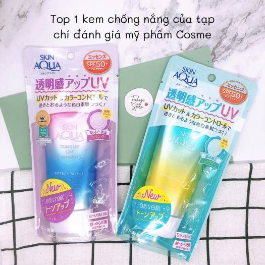 Kem chống nắng skin aqua nâng tone tự nhiên kiềm dầu 80g