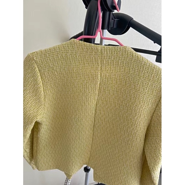 Áo khoác dạ tweed  trơn