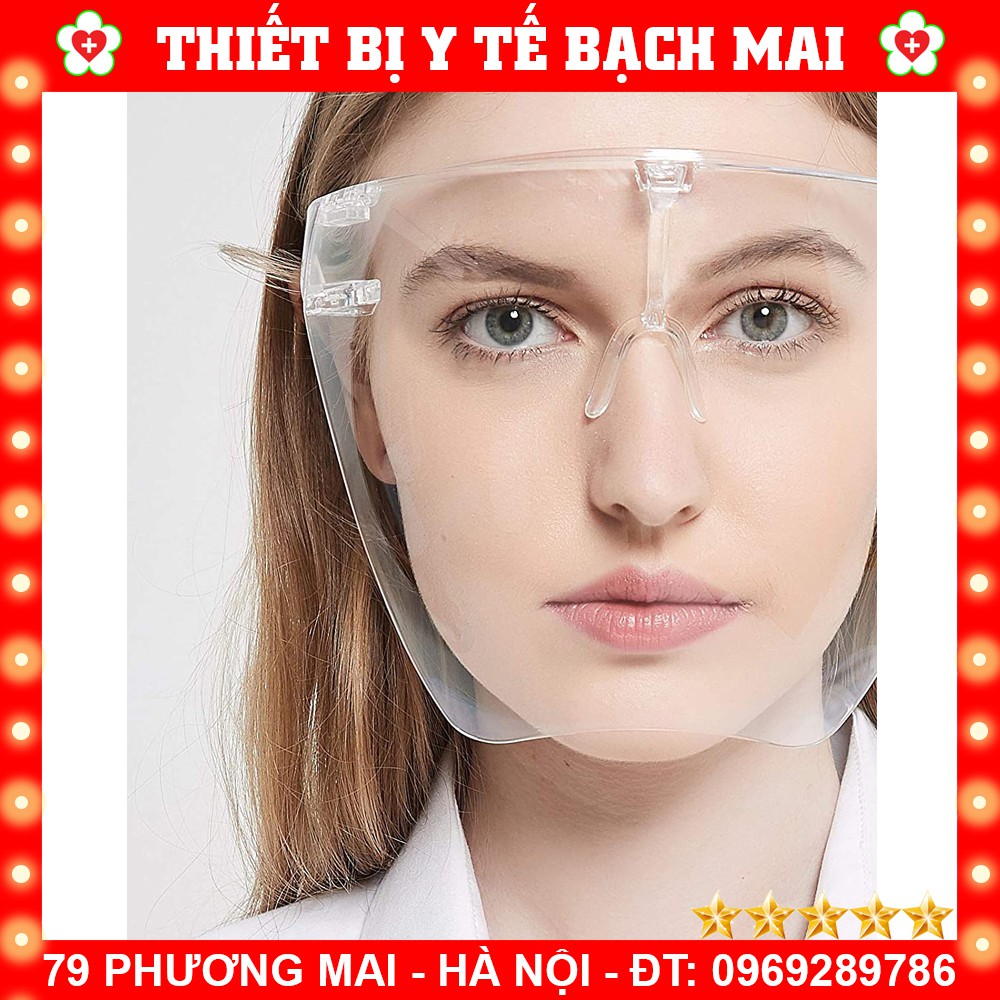 Kính - Khẩu Trang Nhựa Bảo Vệ Vùng Mặt An Toàn Face Shield