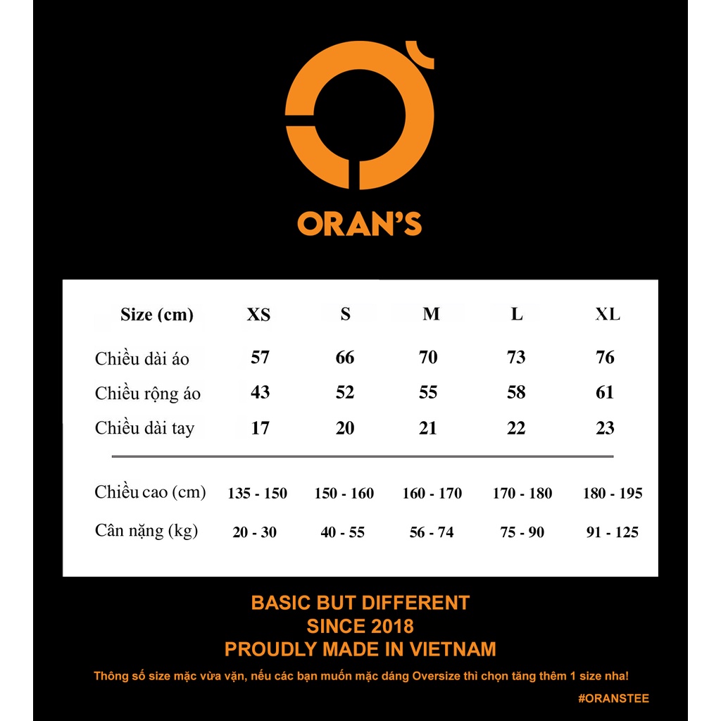 RANDOM PACK T-SHIRT - Áo thun local brand ORAN'S form rộng cao cấp - ORANS COUPLE