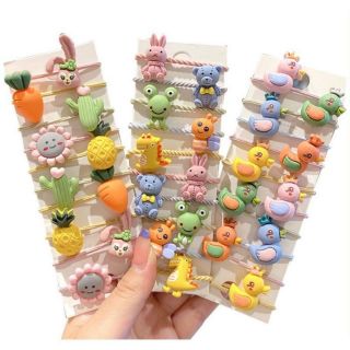 DEAL 1K Dây cột tóc, chun cột tóc, buộc tóc dễ thương cho bé