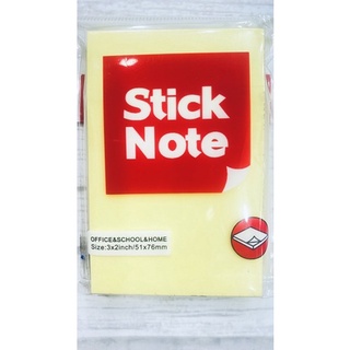 Giấy ghi chú note vàng hình chữ nhật nhỏ