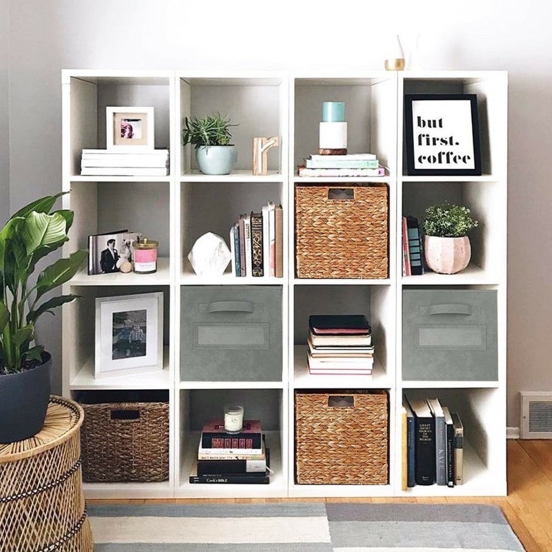 Kệ gỗ tổ ong đa năng, kệ sách nhiều tầng trang trí giá rẻ, lắp ghép tiện dụng cho học sinh, sinh viên!