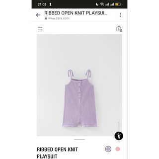 Zara Auth - Đầm 2 dây bé gái