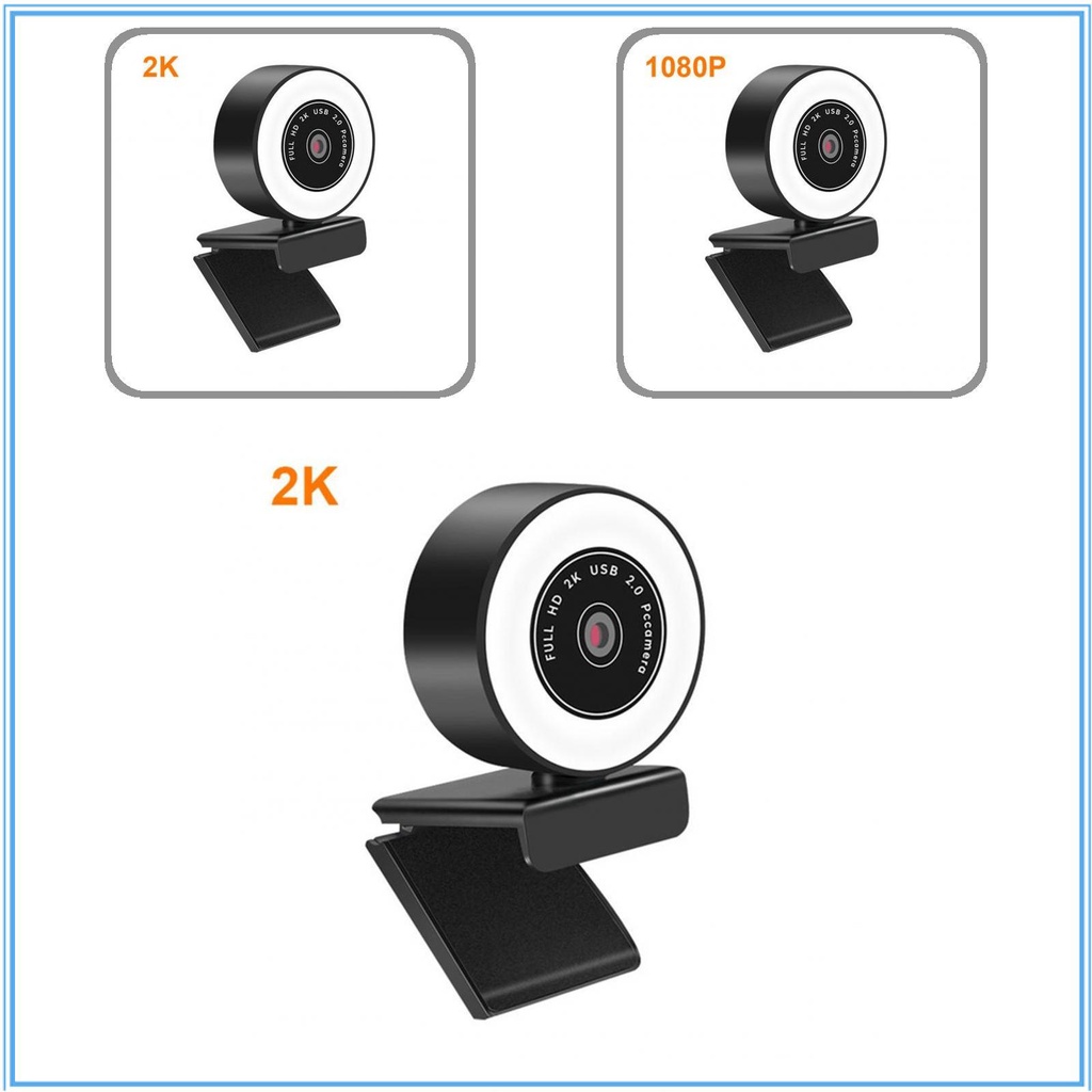 Webcam 1080P/2K cổng USB kèm micro chất lượng cao | BigBuy360 - bigbuy360.vn