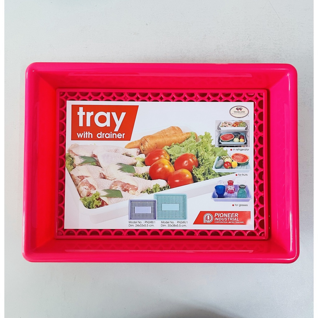 Bộ Khay Nhựa Đa Năng Hình Chữ Nhật PN248/1 - Hàng Thái Lan Chính Hãng