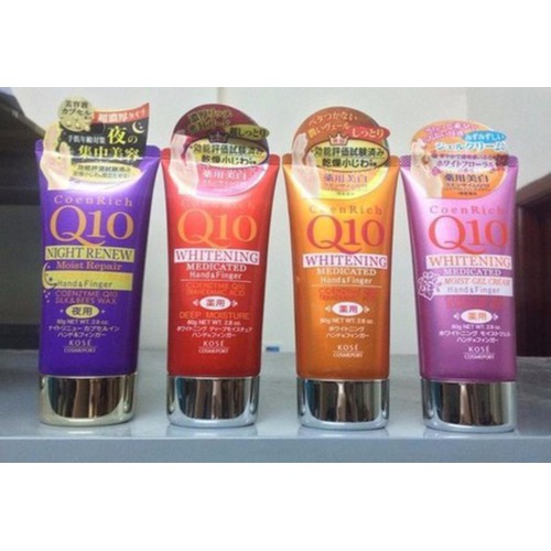 Kem dưỡng trắng da tay Kose Q10 (80g) Nhật Bản(màu đỏ)