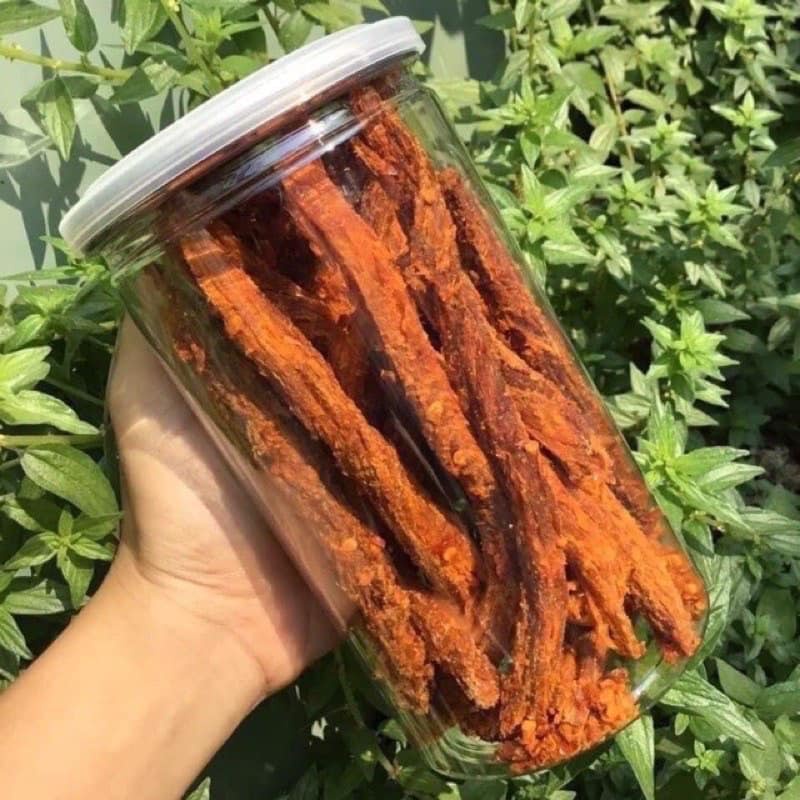Khô bò que Hồng Ngự  loại 1 TRAMSHOP1993 cay đậm vị ngon túi 1kg