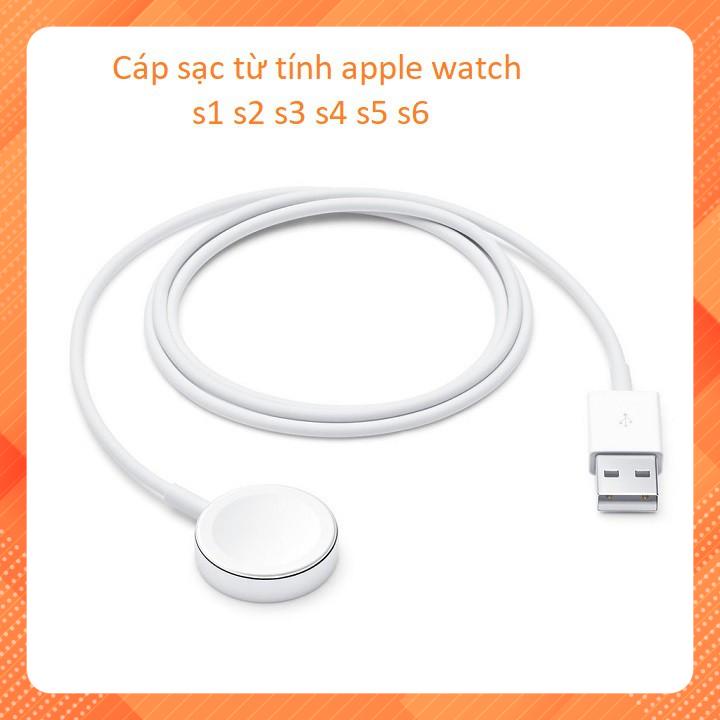 Sạc không dây apple watch series 1-2-3-4-5-6 Hàng tiêu chuẩn apple ( BẢO HÀNH 1 ĐỔI 1 30 NGÀY )