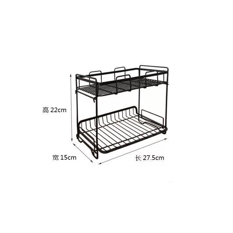 Giá 2 tầng để gia vị nấu bếp