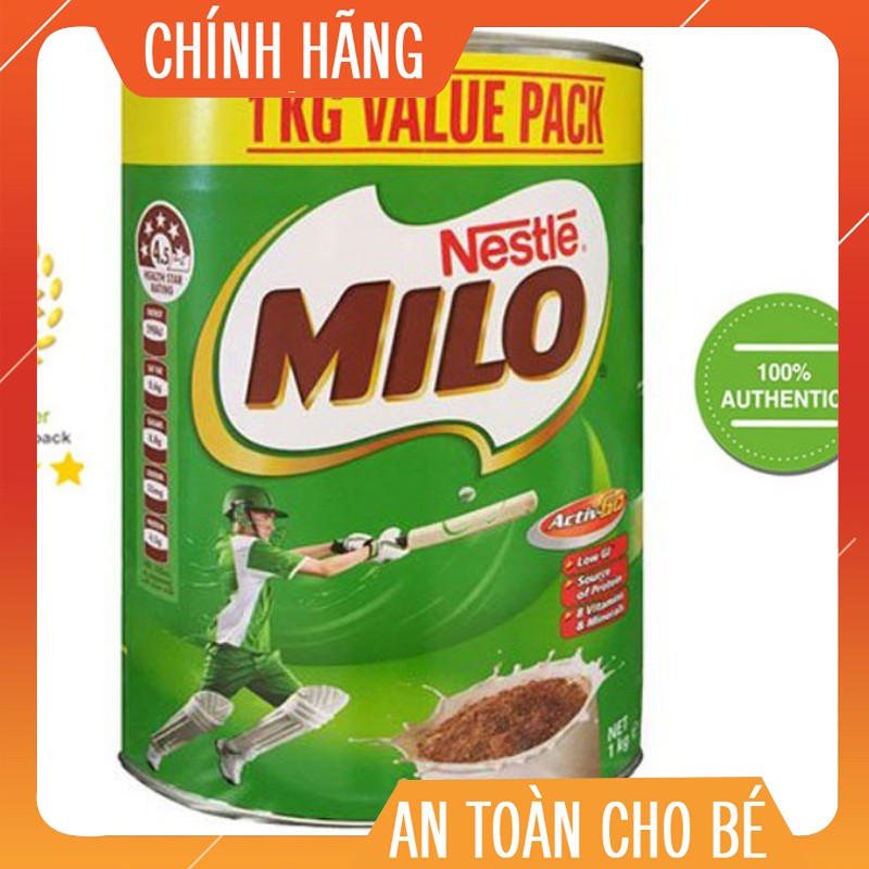 Milo Úc 1kg giá tốt date t6-2021