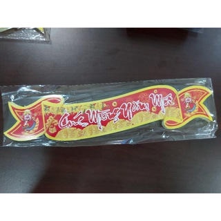 Combo 10 tấm decal dán chúc mừng năm mới