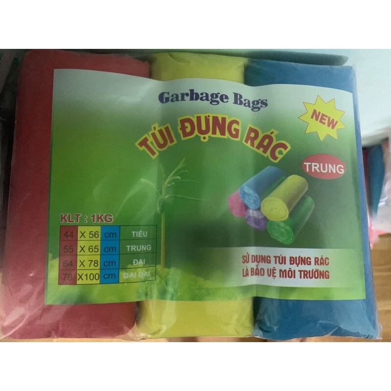Túi cuộn rác garbage bags 1kg