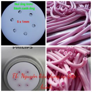 Khuôn máy làm mì Philips- nui ống trơn, bánh canh ống
