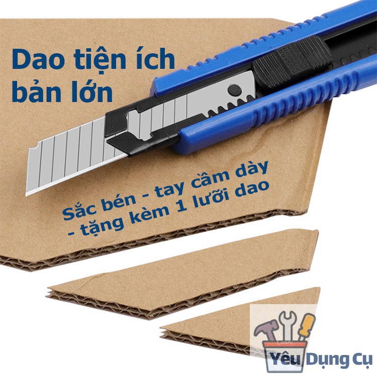 Dao rọc giấy cỡ lớn loại đẹp YONGTUO + 1lưỡi dự phòng
