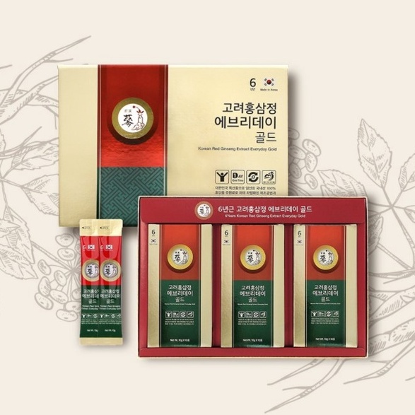 Hộp nước hồng sâm cao cấp Everyday Gold Hàn Quốc - kèm túi quà tặng