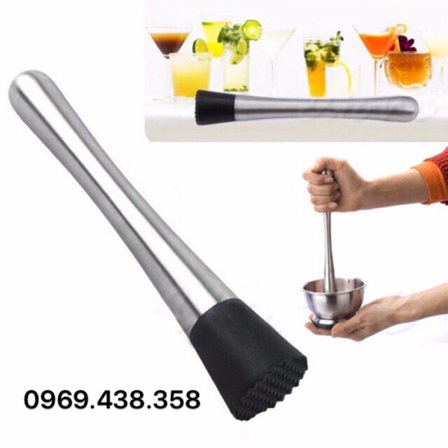 Chày dầm bar - chày bar pha chế 21cm