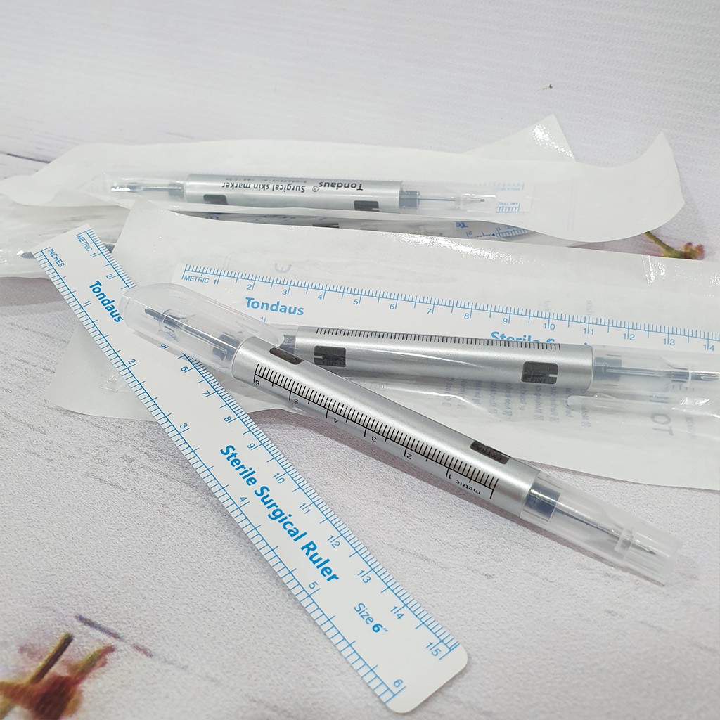Bút định hình lông mày không trôi kèm thước