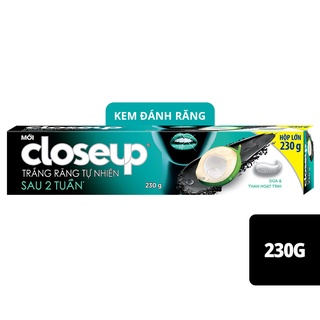 Kem Đánh Răng Closeup Trắng Răng Vị Dừa Thơm Mát hộp to 230g