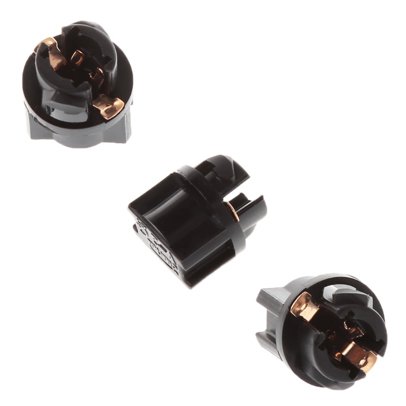 Set 10 Chuôi Đèn LED T5 Dạng Xoắn Cho Xe Hơi Giá Đỡ