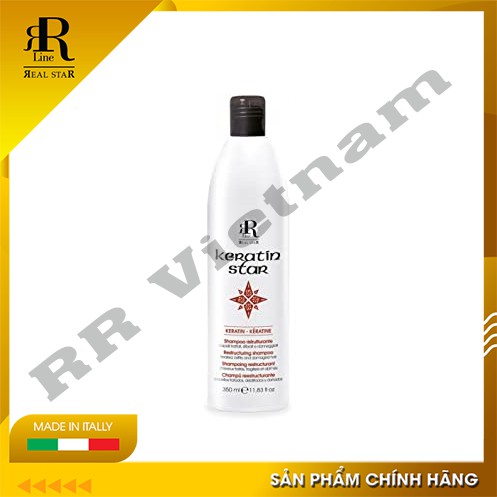 Dầu Gội KERATIN STAR Dưỡng Ẩm & Phục Hồi Tái Cấu Trúc Tóc 350ml/chai
