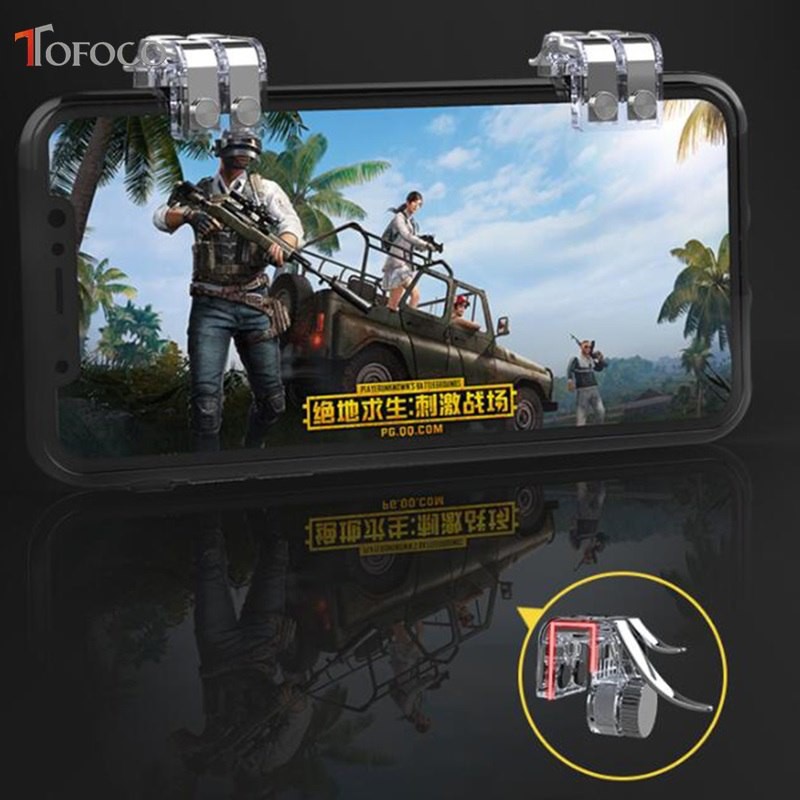 2 nút điều khiển gắn điện thoại chơi game PUBG