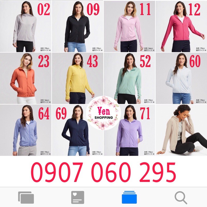 Áo chống nắng Uniqlo airism UV cut | BigBuy360 - bigbuy360.vn