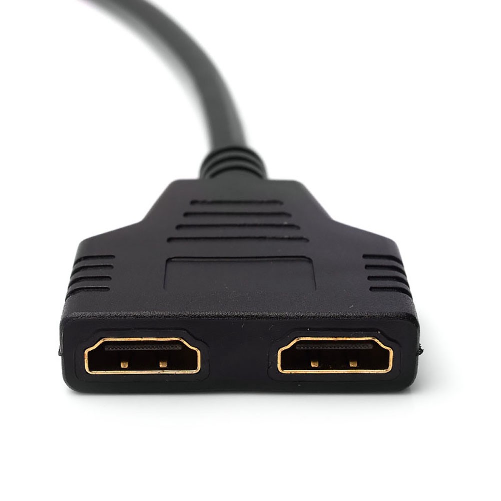 Cáp video DOONJIEY 2 trong 1 đầu ra chia HDMI cho PC