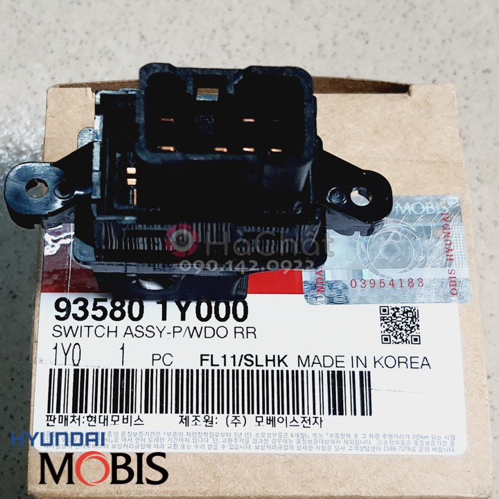 Công Tắc Nâng Hạ Kính Cửa KIA MORNING 2012-2020 🚘 HYUNDAI MOBIS Hàn Quốc