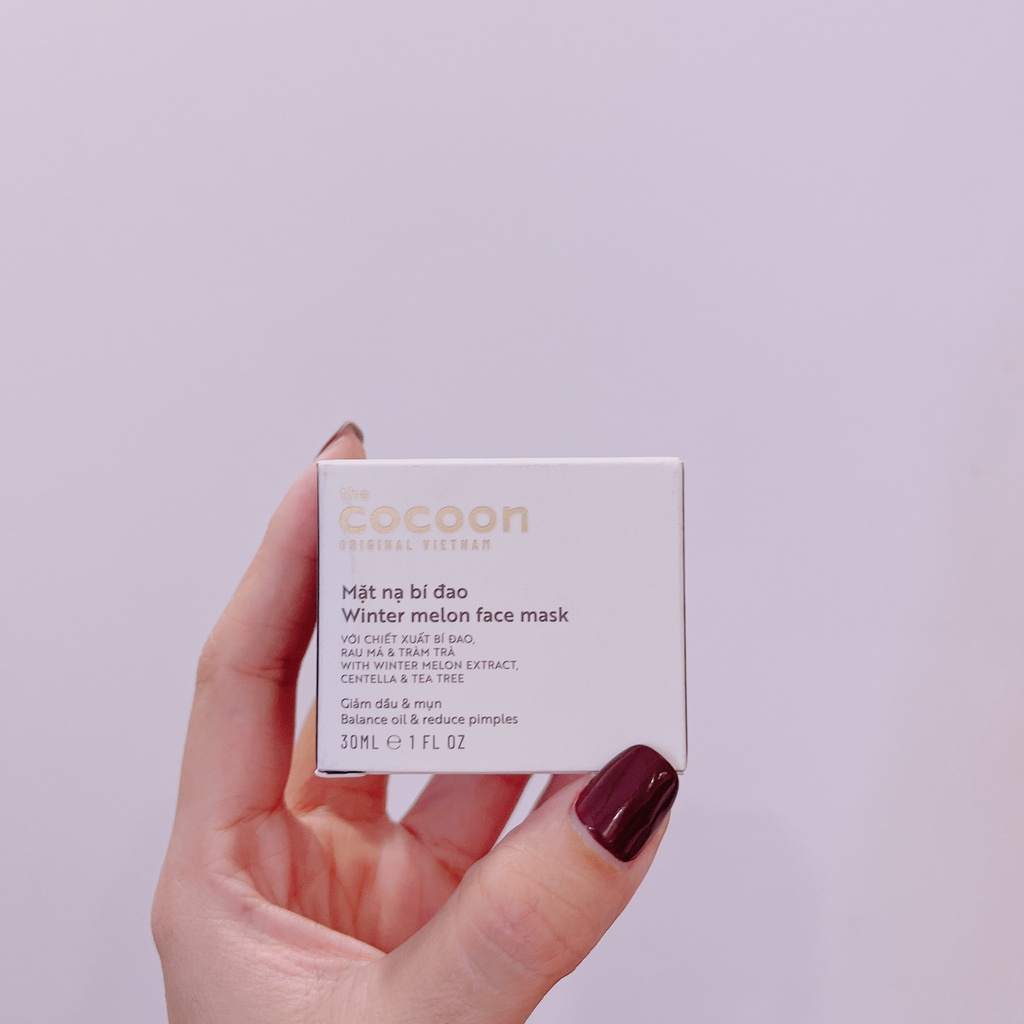 Mặt nạ Bí Đao Cocoon dành cho da dầu và mụn 30ml