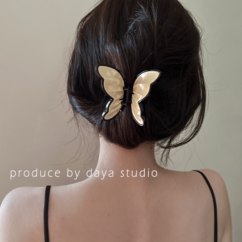 Kẹp tóc TENDER AFTERNOONS hình bướm phong cách cổ điển thời trang Hàn Quốc