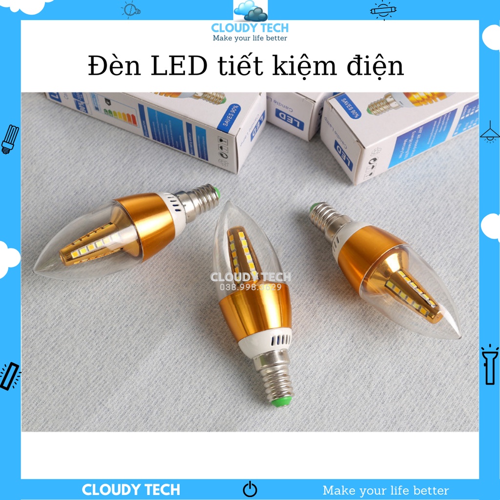 LED Bulb Ngọn Nến E14