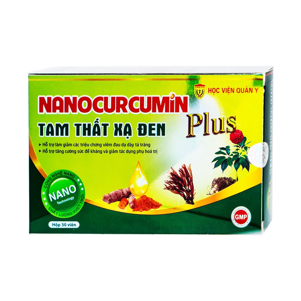 Nano Curcumin Tam Thất Xạ Đen Plus