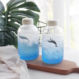 Bình Nước Thuỷ Tinh Màu Gradient