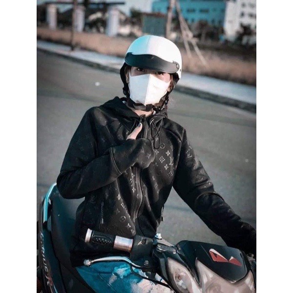 Áo Chống Nắng Nam Nữ LV,Áo chống nắng nam nữ Vải Umi Co Dãn 4 Chiều Dày Dặn Logo Dập Nổi Siêu Chất