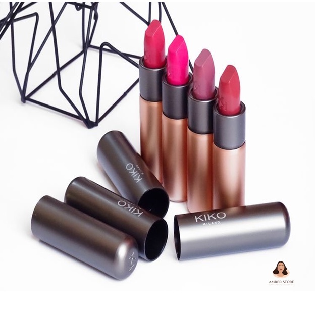 - SON THỎI LÌ KIKO MILANO VELVET PASSION CỦA Ý