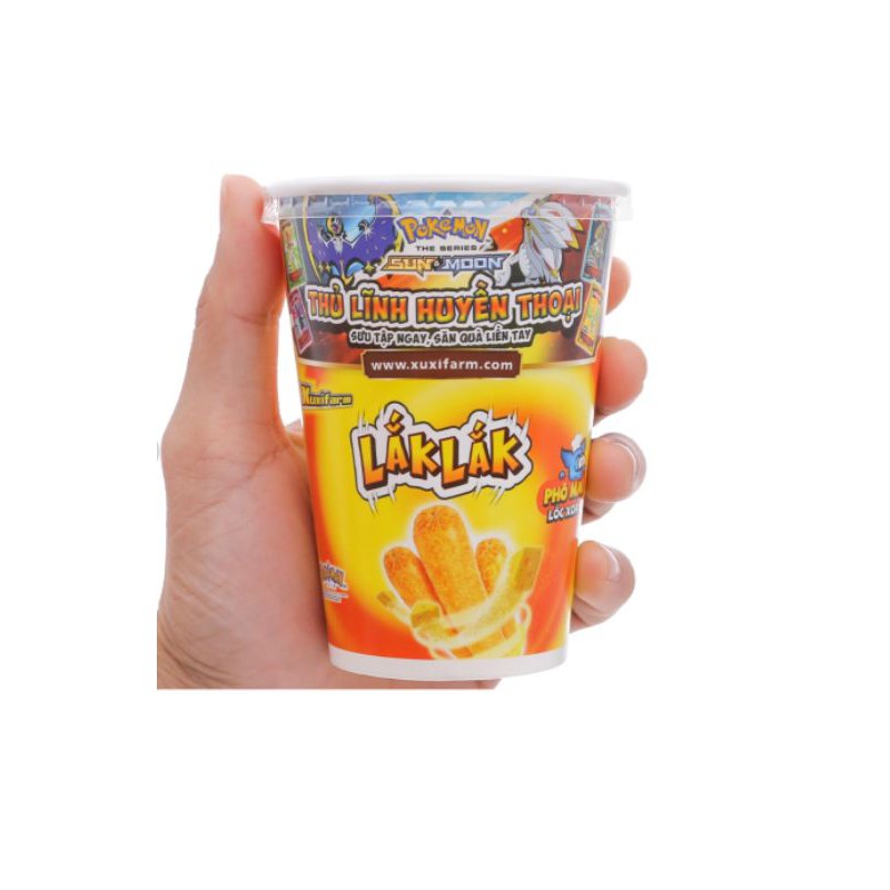 Xúc xích LắkLắk phô mai lốc xoáy Xuxifarm ly 49g