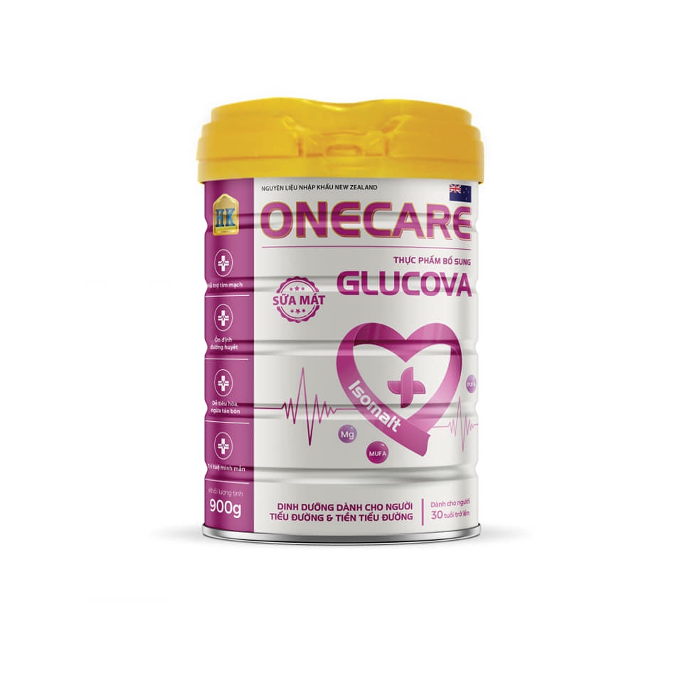 Sữa tiểu đường Onecare Glucova 900g – Dành Cho Người Tiểu Đường