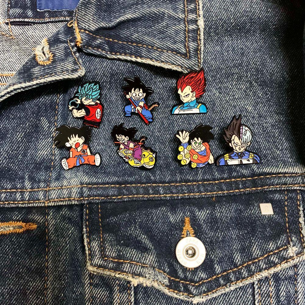 Huy Hiệu Cài Áo Hình Nhân Vật Phim Hoạt Hình Dragon Ball