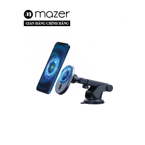 Giá Đỡ Sạc Không Dây ô tô Mazer 15W Infinite.BOOST MagDrive Wireless Car Bracket - Hàng Chính Hãng