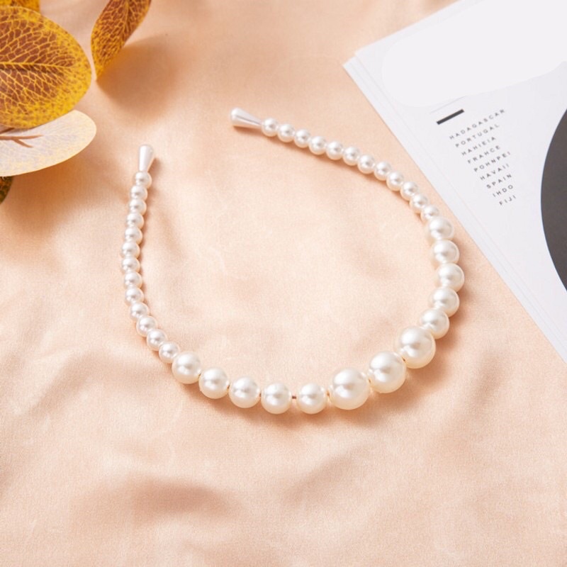 Sang chảnh ,cài tóc ngọc trai giả phong cách Hàn Quốc