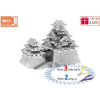 Mô Hình Lắp Ghép kim Loại 3D Lâu Đài Osaka
