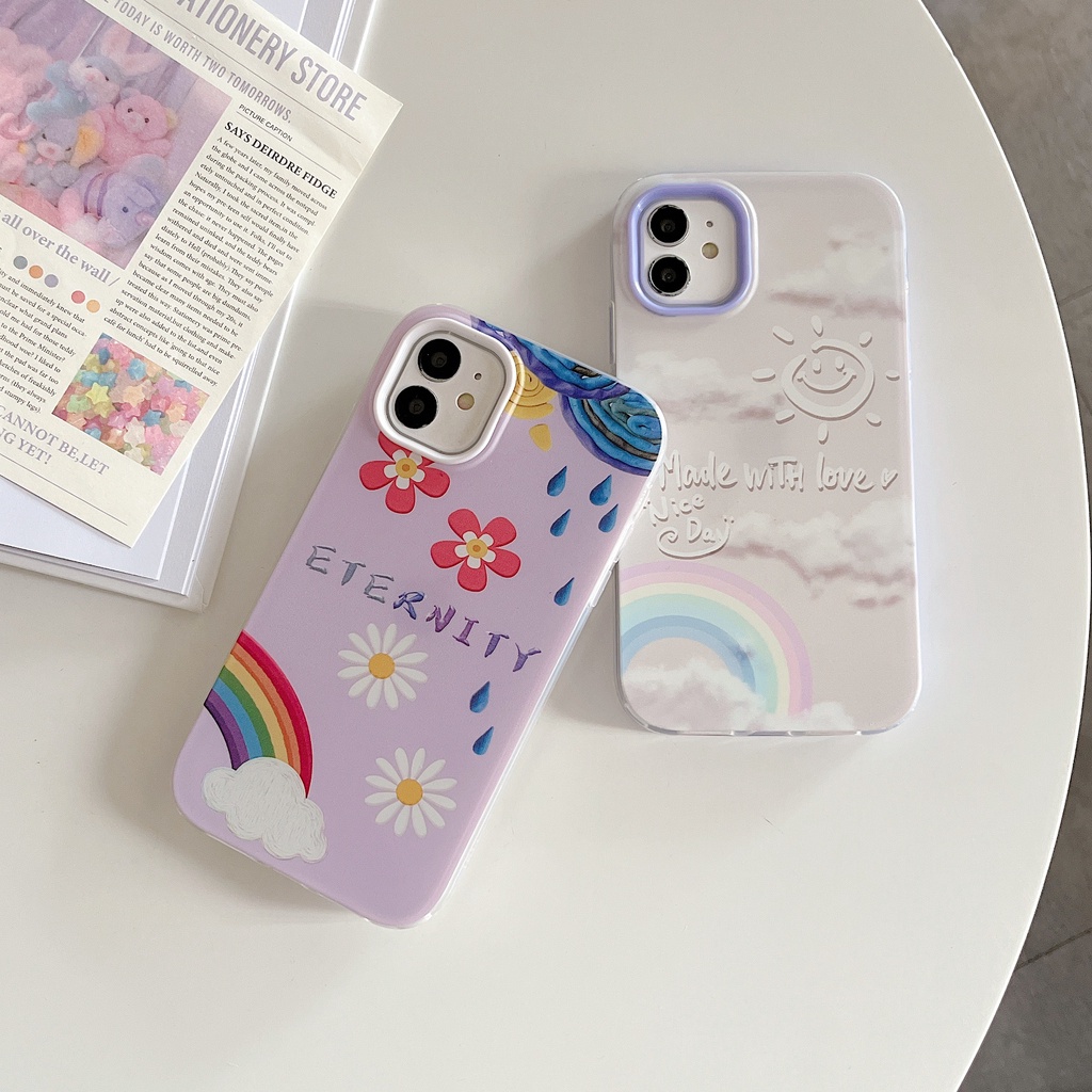 Ốp Điện Thoại TPU Silicon Mềm Chống Sốc 3 Trong 1 Cho iPhone 13 12 11 Pro Max XS X XR 7 8 Plus