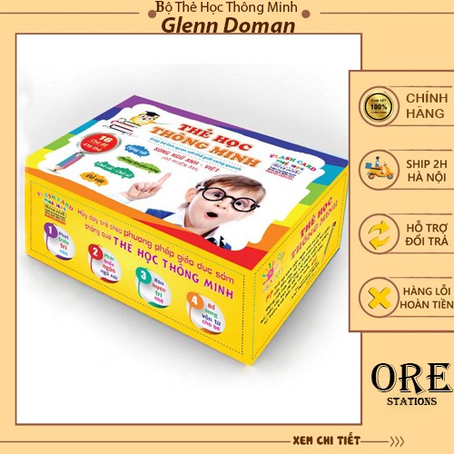 Bộ Thẻ Học Thông Minh 18 Chủ Đề loại to song ngữ tiếng Anh loại chuẩn Glenn Doman Flashcard cho bé từ 0-6 tuổi nhận biết