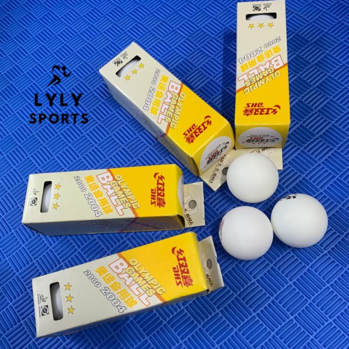 Banh Bóng Bàn 3 Sao Tiêu Chuẩn Thi Đấu (hộp 3 Quả) có 2 màu vàng trắng - LYLY SPORTS